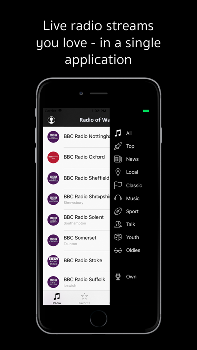 Radio of Wales: Welsh stations screenshot 5