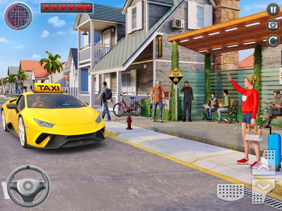 Radio Taxi Driving Game 2021 screenshot 4