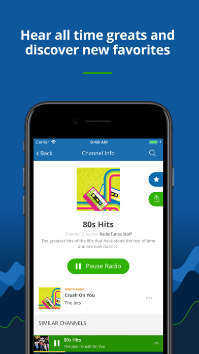 Radio Tunes - great music 24/7 screenshot 5