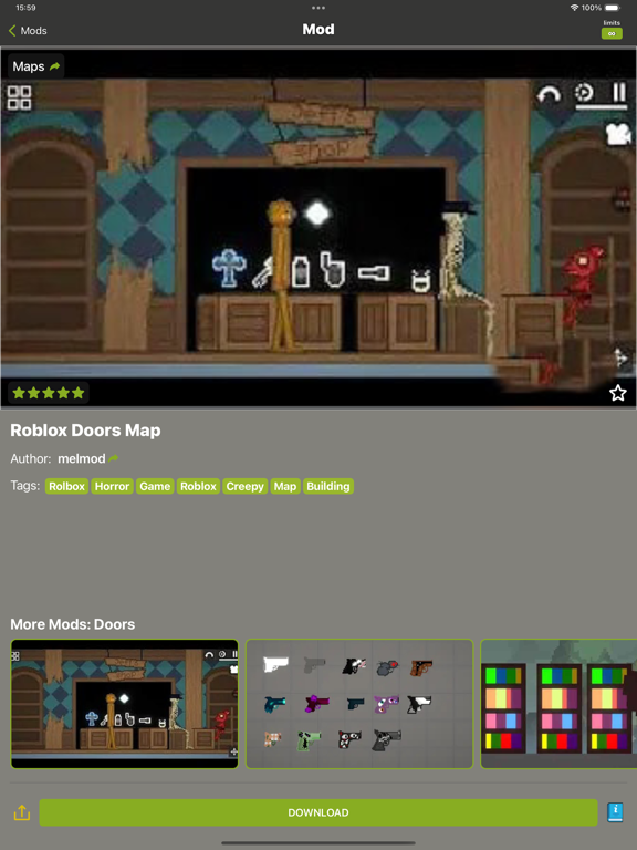 Ragdoll Mods: Guns and Skins screenshot 3