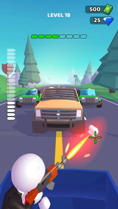 Rage Road - Car Shooting screenshot 5