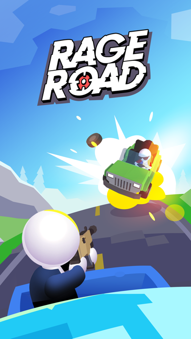 Rage Road - Car Shooting screenshot 1