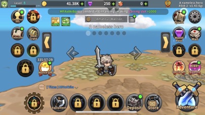 Raid the Dungeon : IDLE RPG screenshot 2