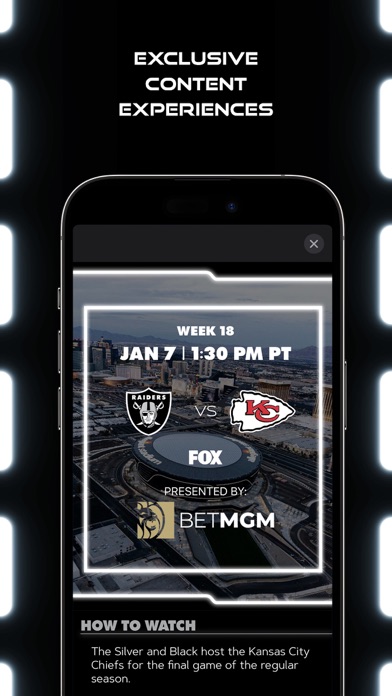 Raiders + Allegiant Stadium screenshot 3