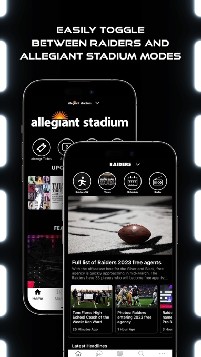 Raiders + Allegiant Stadium screenshot 1