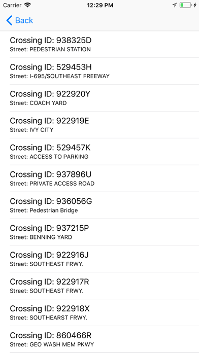 Rail Crossing Locator screenshot 1