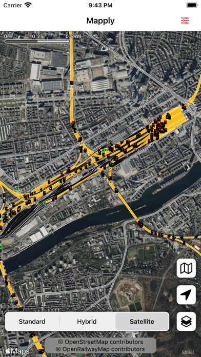 Railmap for Open Railway Map screenshot 2