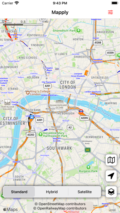 Railmap for Open Railway Map screenshot 1