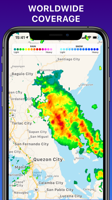 RAIN RADAR °- sky weather NOAA screenshot 3