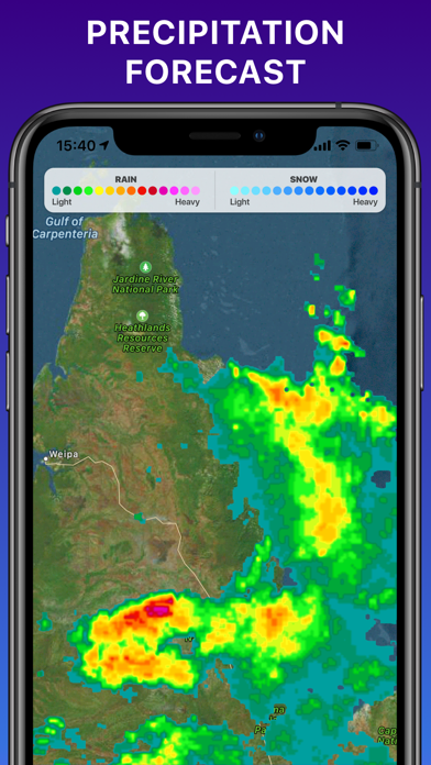 RAIN RADAR °- sky weather NOAA screenshot 4