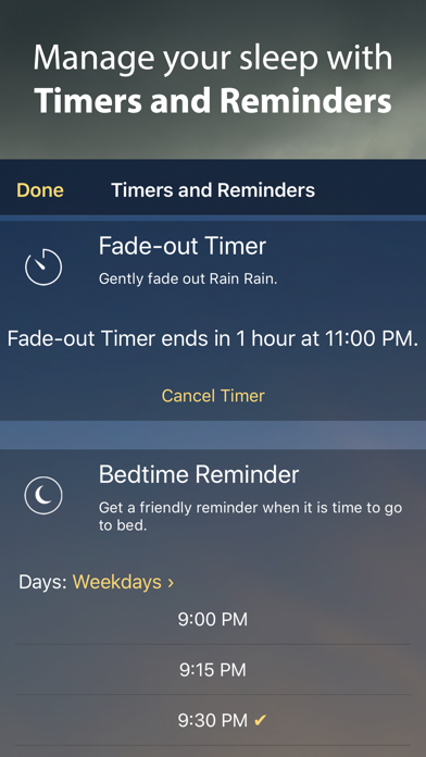Rain Rain Sleep Sounds screenshot 3