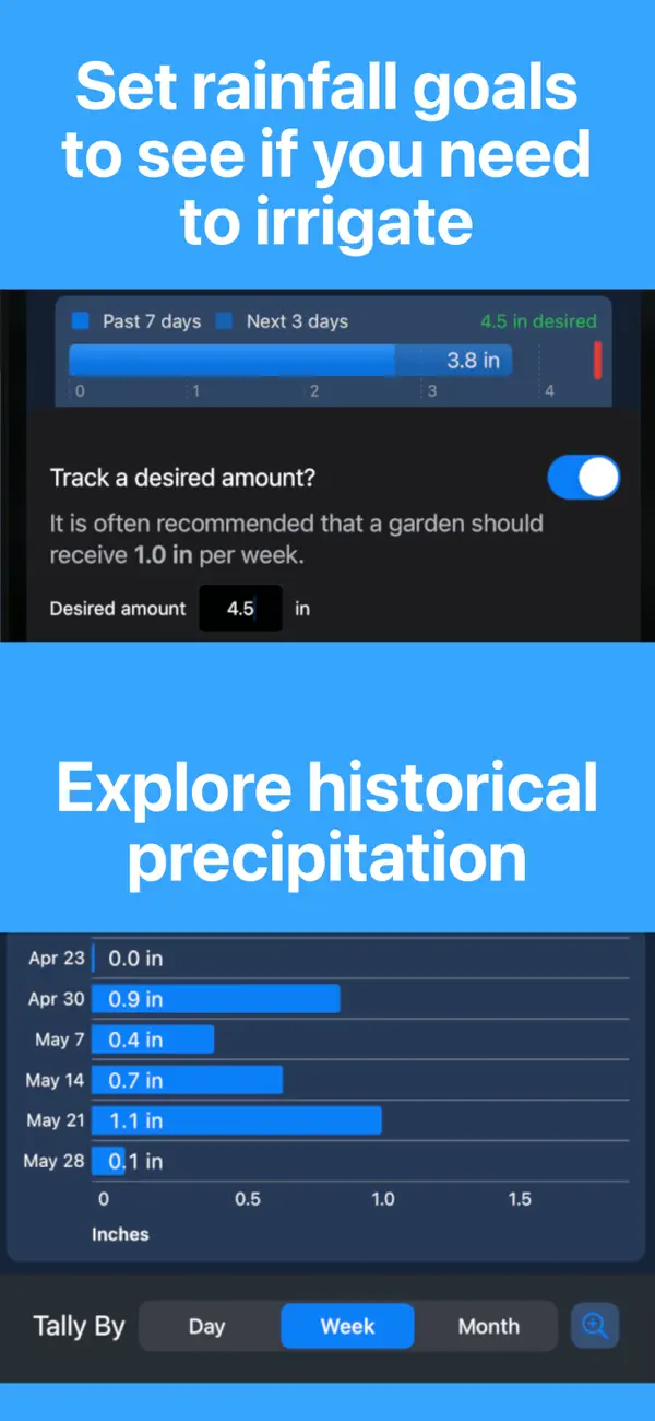 Rain Tally: Virtual Rain Gauge screenshot 3