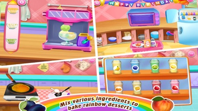 Rainbow Desserts Cooking Shop! screenshot 2