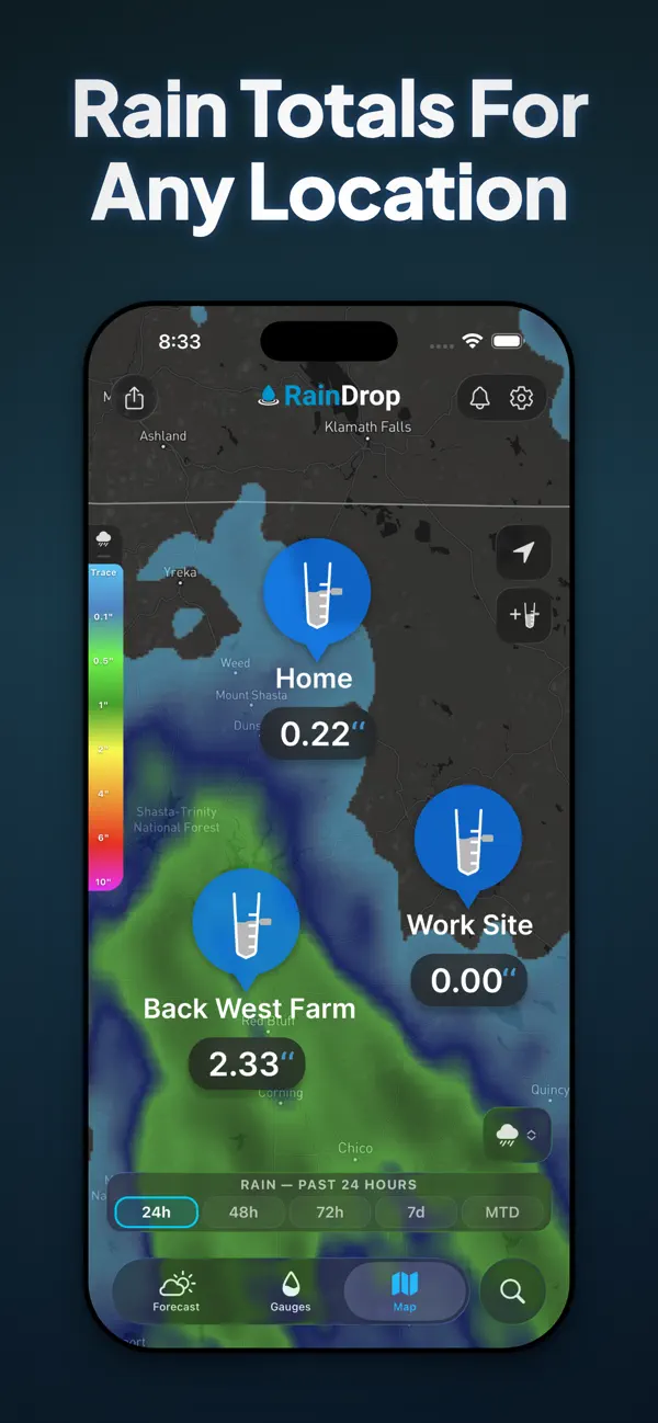 RainDrop - Rain Totals & Radar screenshot 6