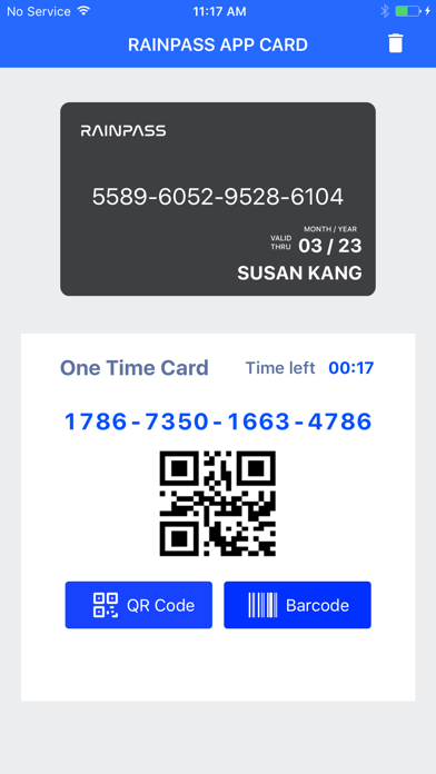 RAINPASS APP CARD screenshot 2
