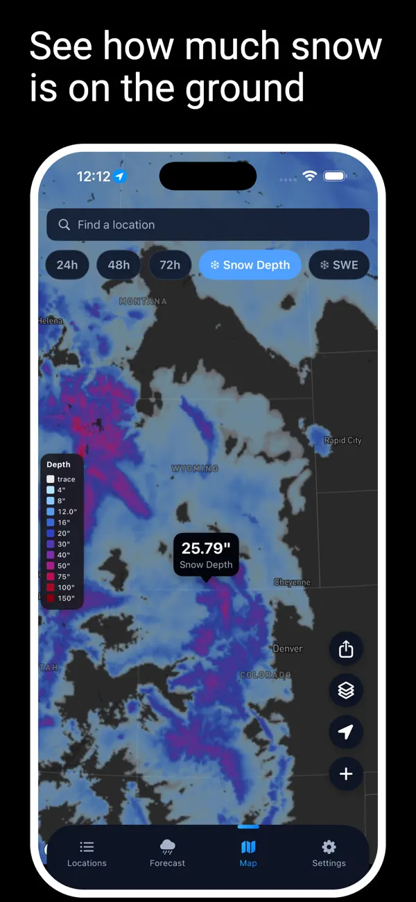 RainTotal: Rainfall Tracker screenshot 1