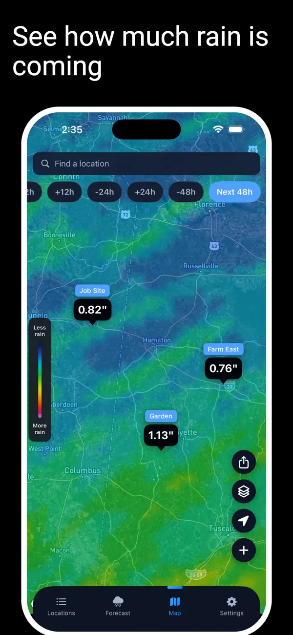 RainTotal: Rainfall Tracker screenshot 3