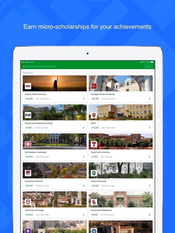 RaiseMe - College scholarships screenshot 2