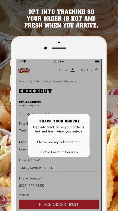 Raising Cane's Chicken Fingers screenshot 2