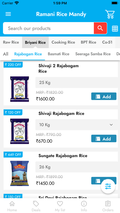 Ramani Rice screenshot 2