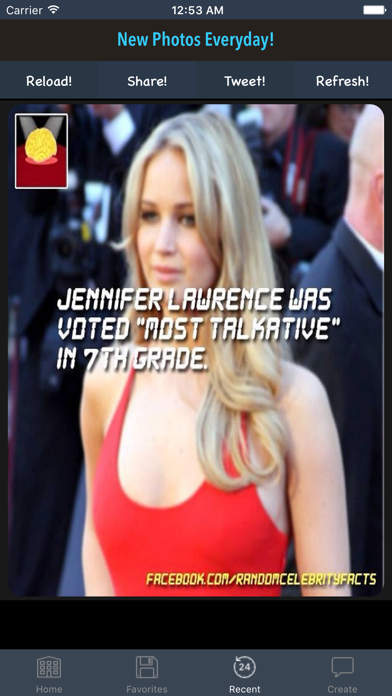 Random Celebrity Facts - Cool Trivia, News and Gossip screenshot 2