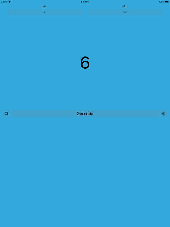 Random Number Generator - Easy screenshot 4