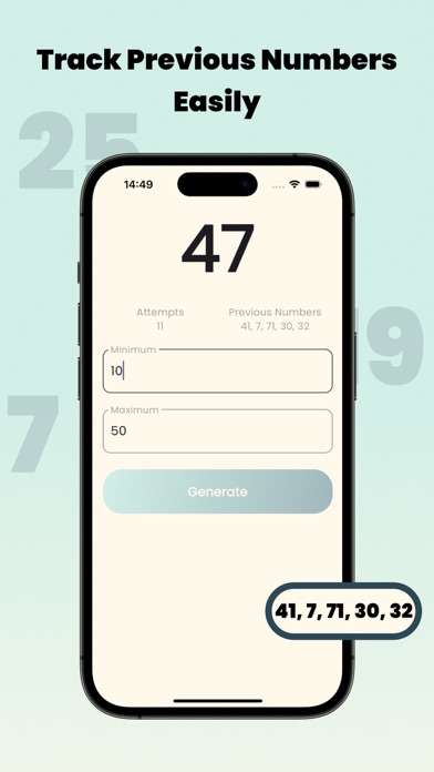 Random Number Generator Max screenshot 1