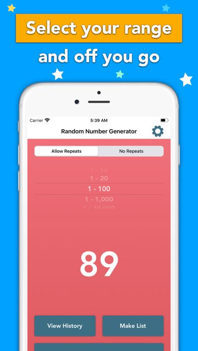 Random Number Generator Tool screenshot 4