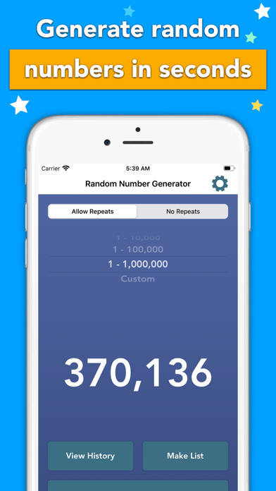 Random Number Generator Tool screenshot 5