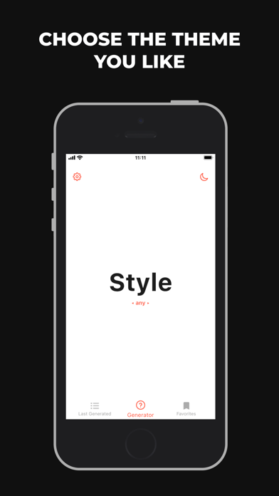 Random Word Generator: RWG screenshot 1
