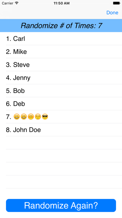 Randomize List screenshot 3