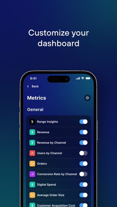 Range Analytics screenshot 2