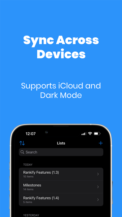 Rankify: Rank Your Lists screenshot 1