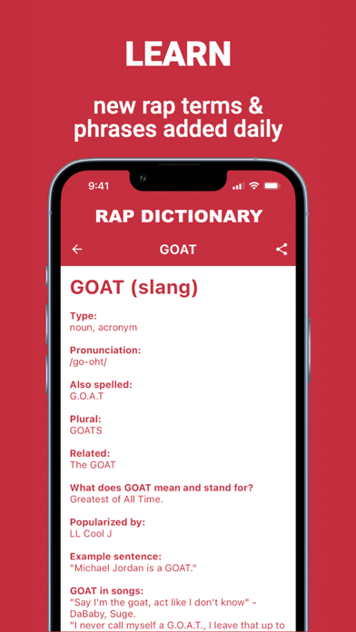 Rap Dictionary screenshot 3