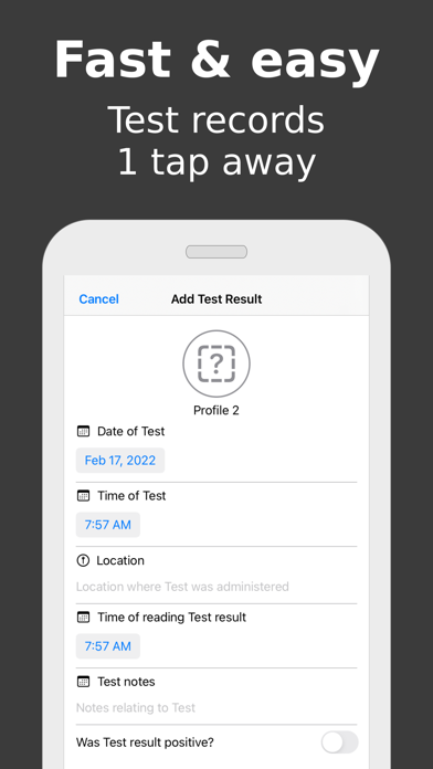 Rapid At-home Test Tracker screenshot 3
