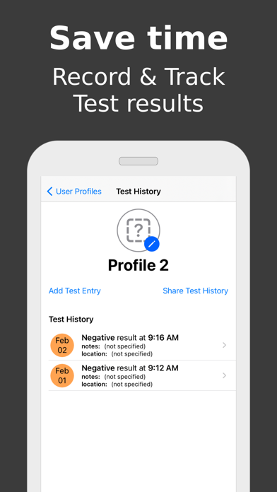 Rapid At-home Test Tracker screenshot 4