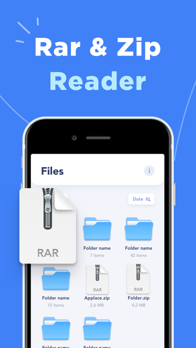 RAR Unzip-Zip File Opener 7Zip screenshot 2