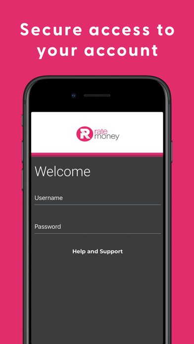 Rate Money Mobile Access screenshot 5