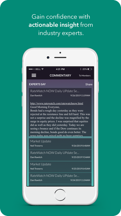RateWatch screenshot 2