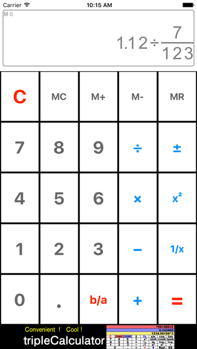 RationalNumberCalculator screenshot 1