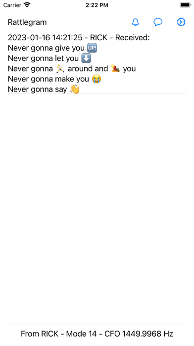 Rattlegram screenshot 1
