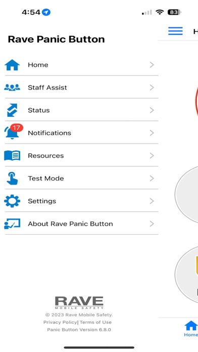 Rave Panic Button screenshot 2