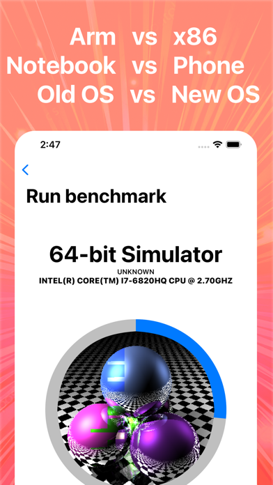 Raybench: OS system speed test screenshot 3