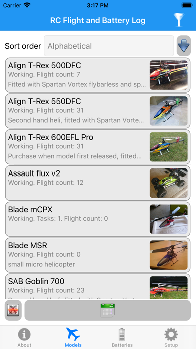 RC Flight and Battery Log screenshot 4