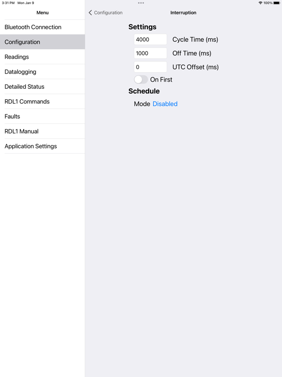RDL1 Config screenshot 5