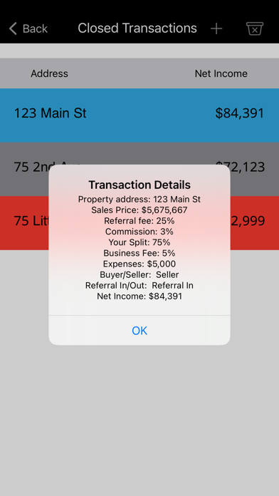 RE Planner screenshot 2