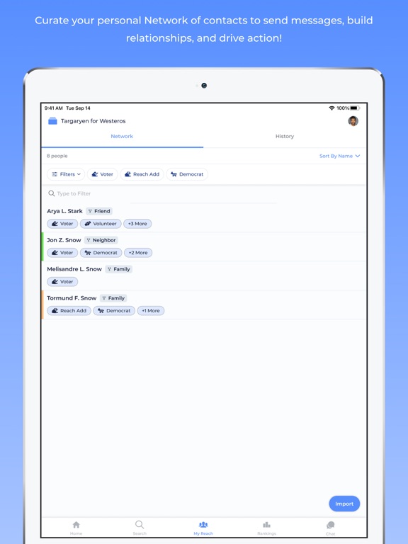 Reach — Progressive Organizing screenshot 7