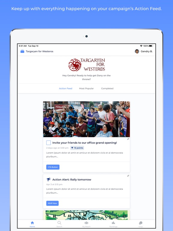 Reach — Progressive Organizing screenshot 10
