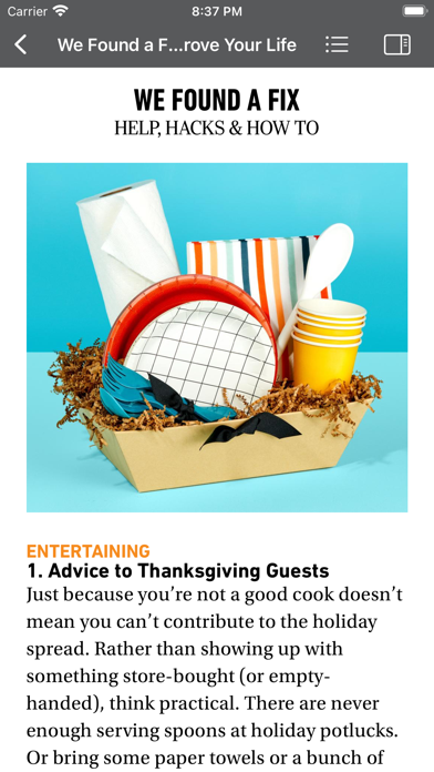 Reader's Digest screenshot 1