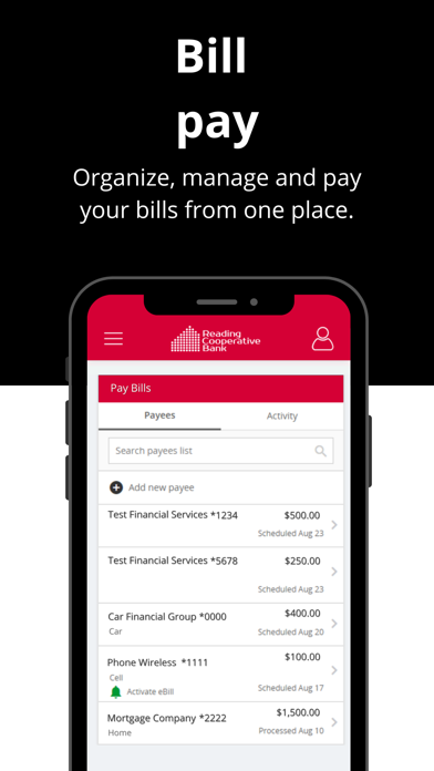 Reading Cooperative Bank screenshot 1